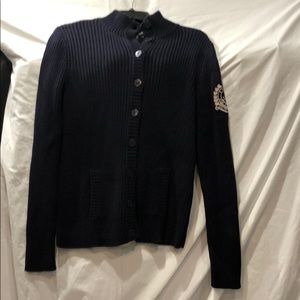 Ralph Lauren button up turtleneck sweater